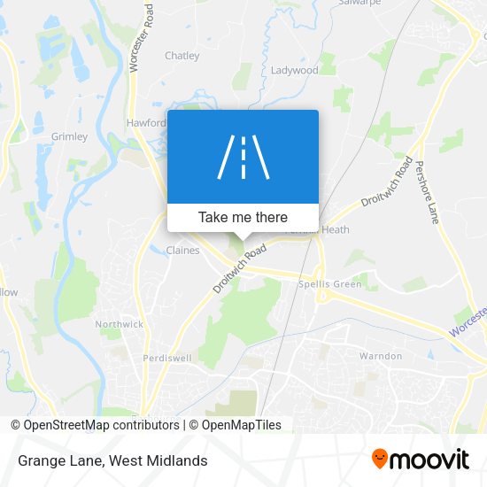 Grange Lane map