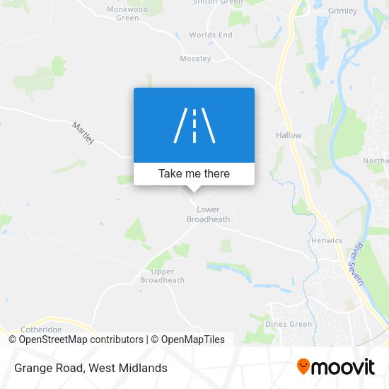 Grange Road map