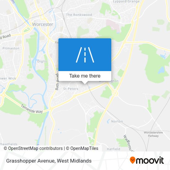 Grasshopper Avenue map
