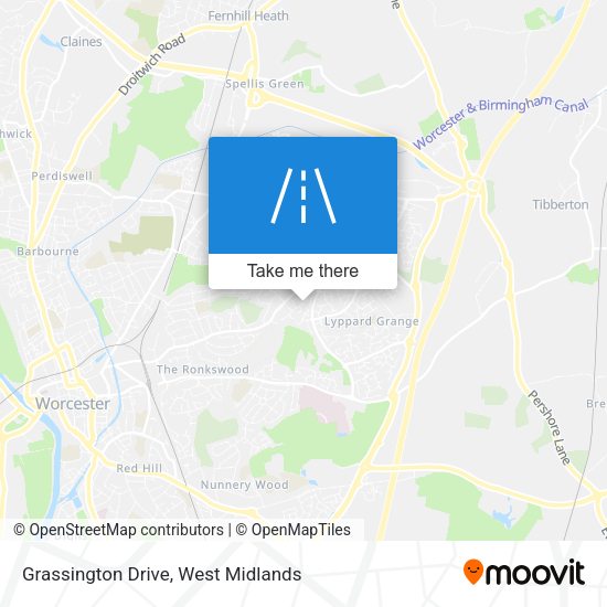 Grassington Drive map