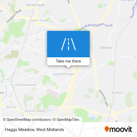 Haggs Meadow map