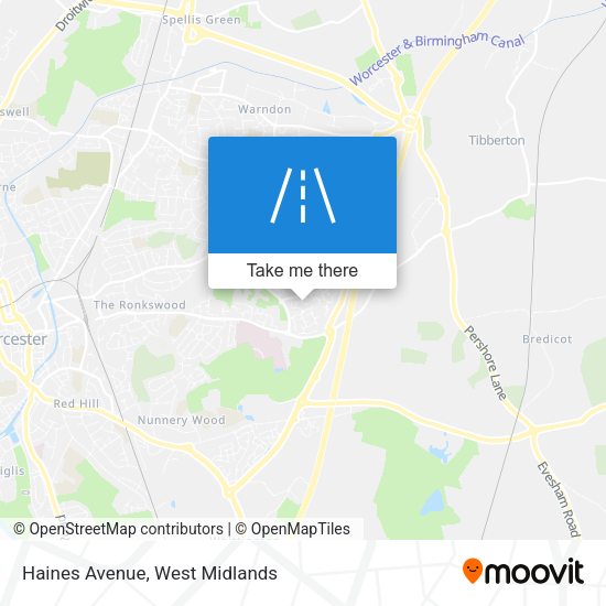Haines Avenue map