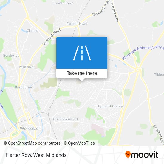 Harter Row map