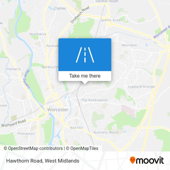 Hawthorn Road map