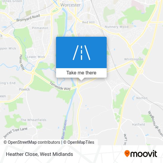 Heather Close map