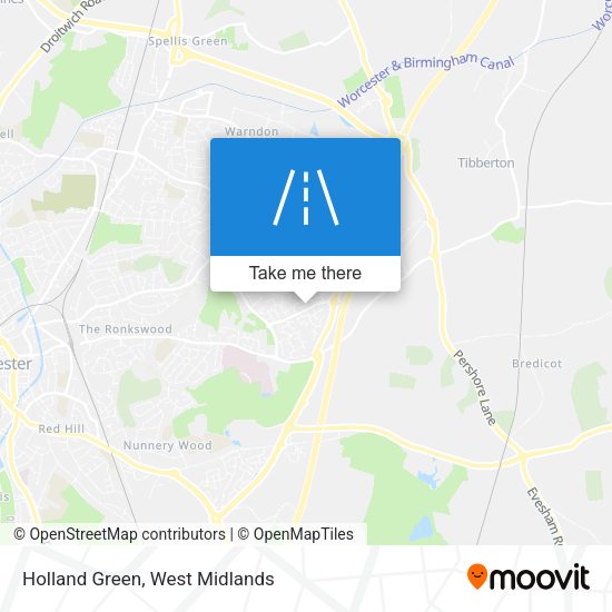 Holland Green map