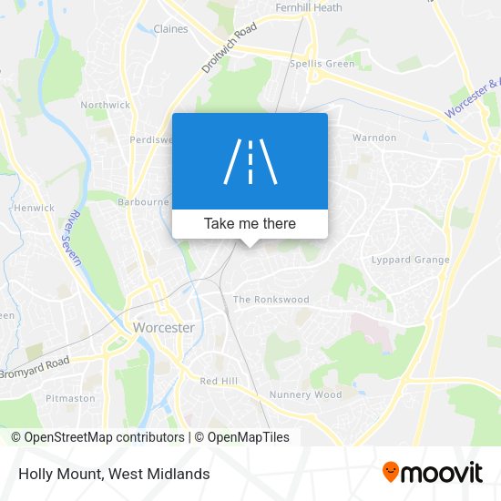 Holly Mount map