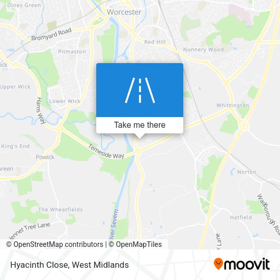 Hyacinth Close map