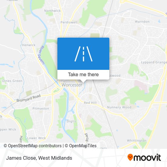 James Close map