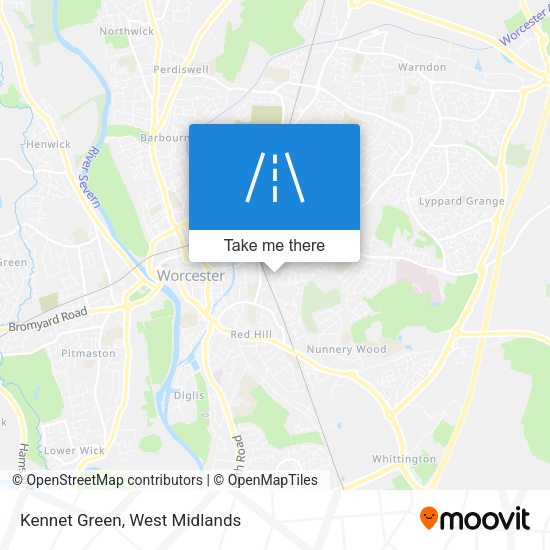 Kennet Green map