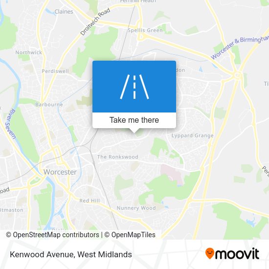 Kenwood Avenue map