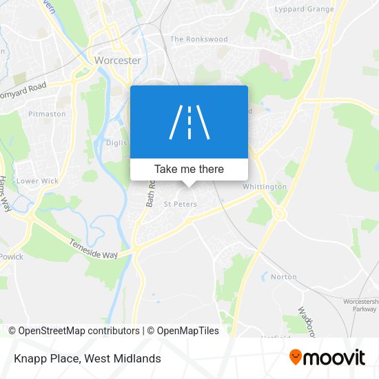 Knapp Place map