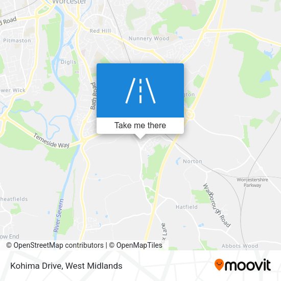 Kohima Drive map