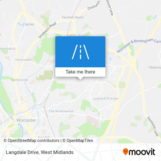 Langdale Drive map