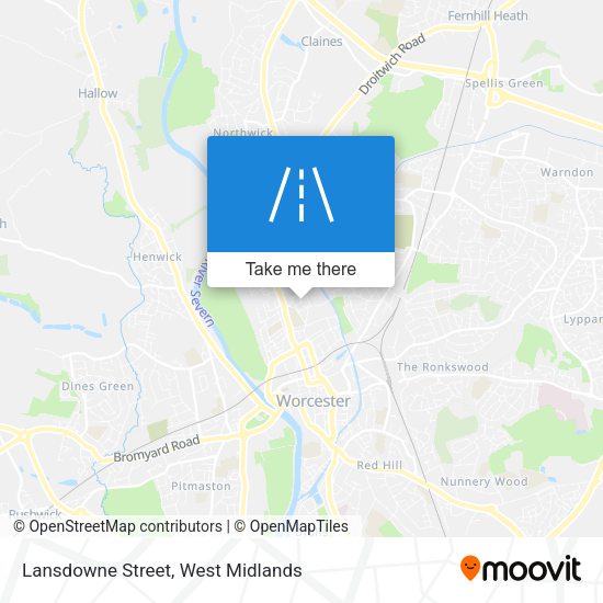 Lansdowne Street map