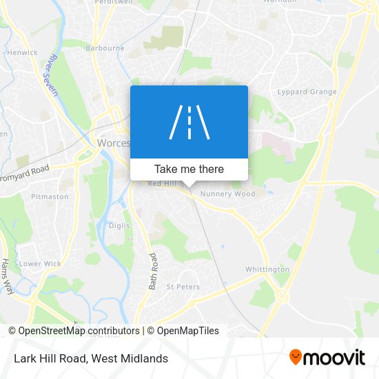 Lark Hill Road map
