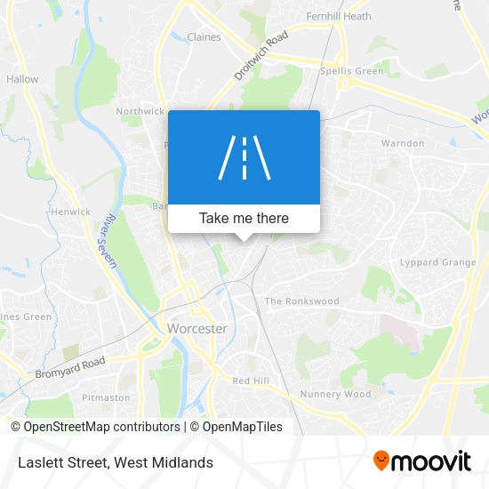 Laslett Street map