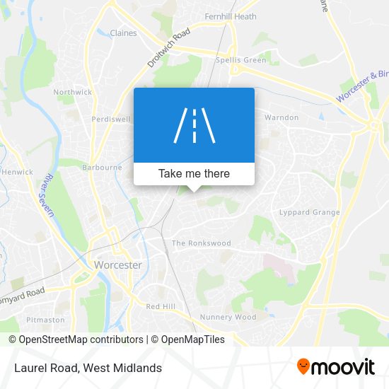 Laurel Road map