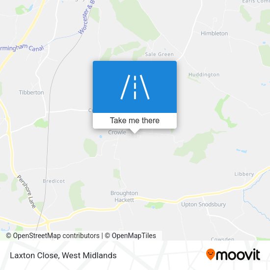 Laxton Close map