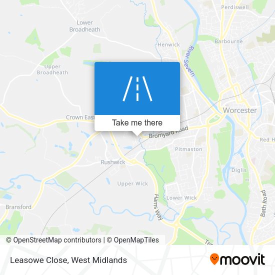 Leasowe Close map