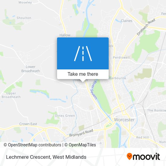 Lechmere Crescent map