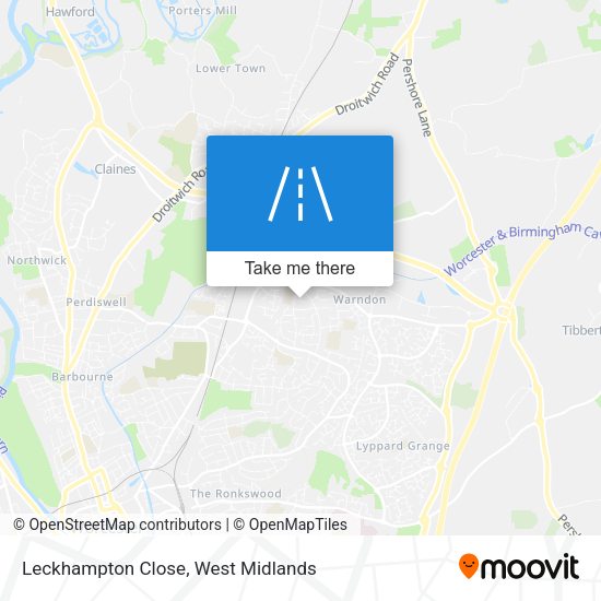 Leckhampton Close map