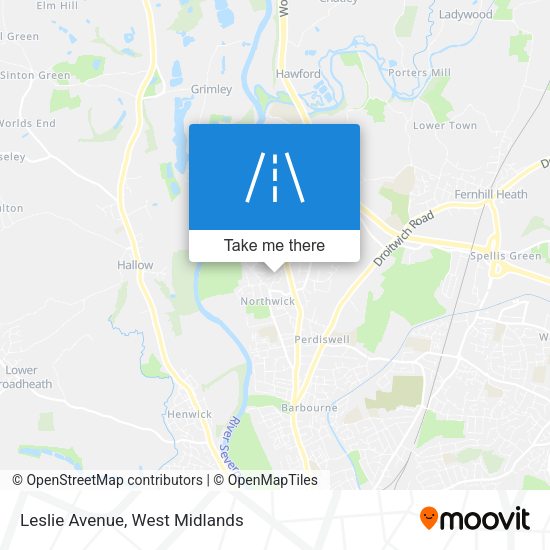 Leslie Avenue map