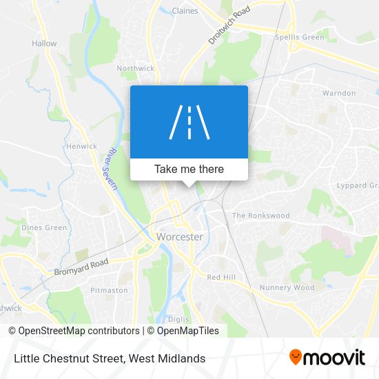 Little Chestnut Street map
