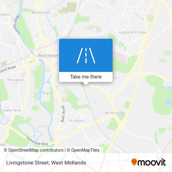 Livingstone Street map
