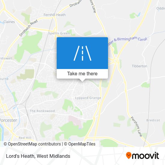 Lord's Heath map