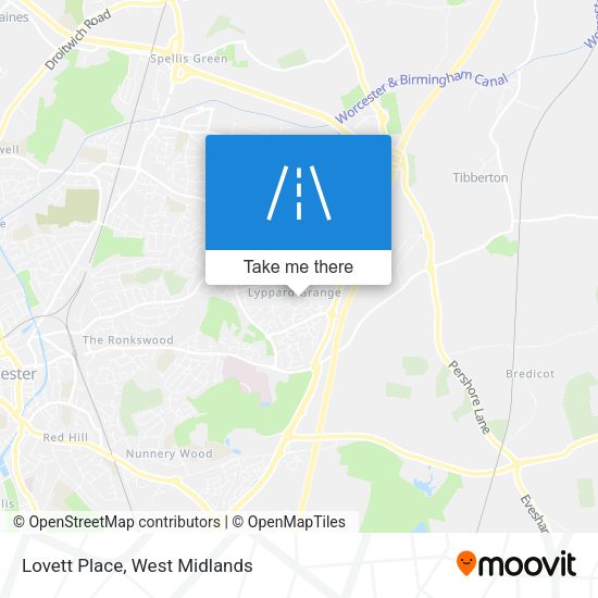 Lovett Place map