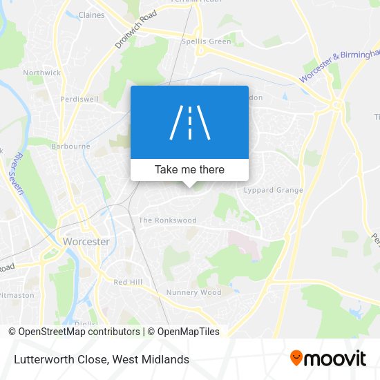 Lutterworth Close map