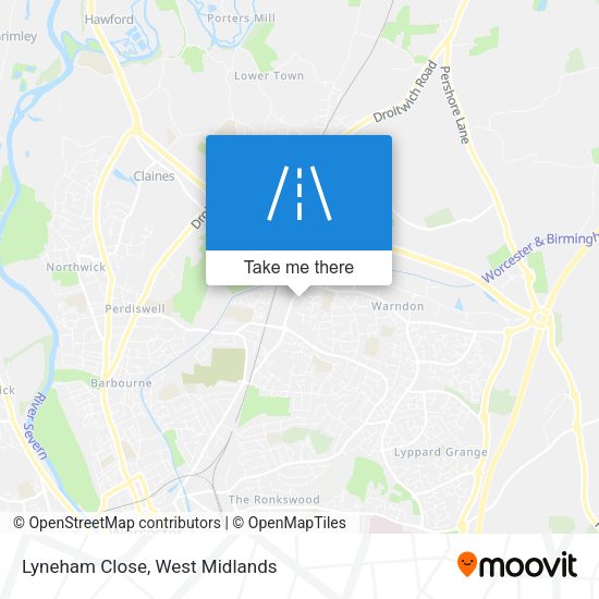 Lyneham Close map