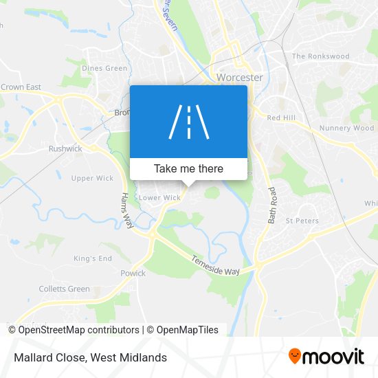 Mallard Close map