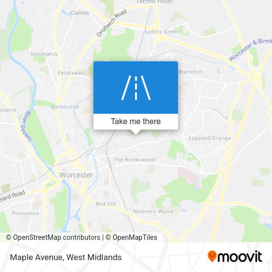 Maple Avenue map
