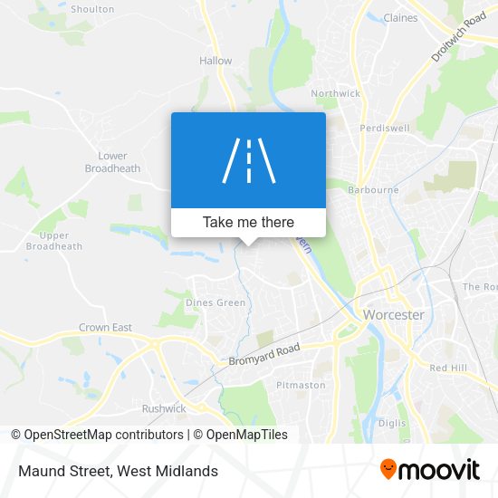 Maund Street map