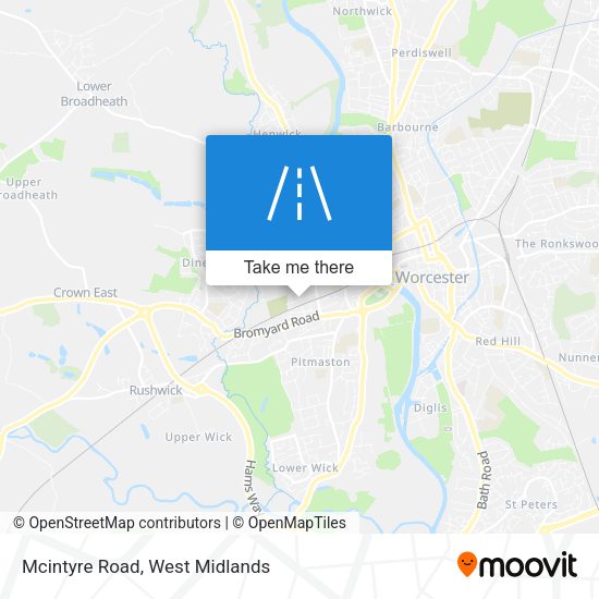 Mcintyre Road map