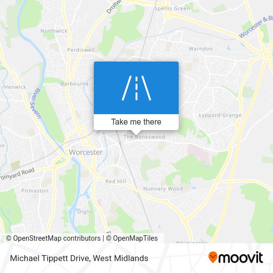 Michael Tippett Drive map