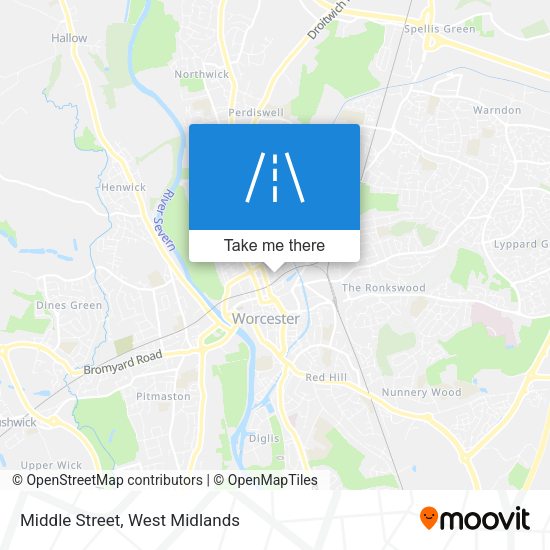 Middle Street map