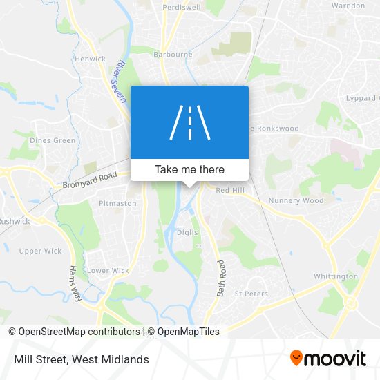 Mill Street map