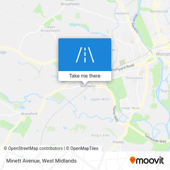 Minett Avenue map