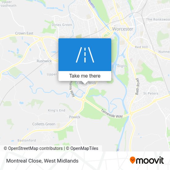 Montreal Close map