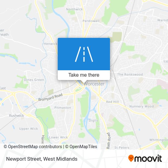 Newport Street map