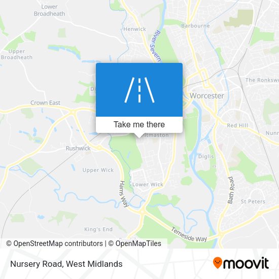 Nursery Road map