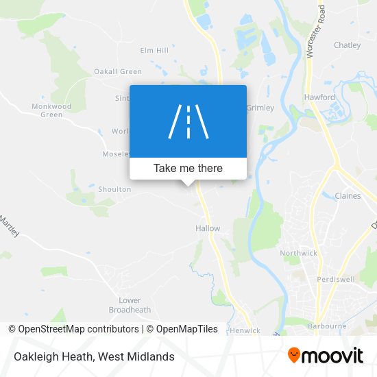 Oakleigh Heath map