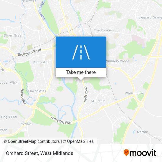 Orchard Street map