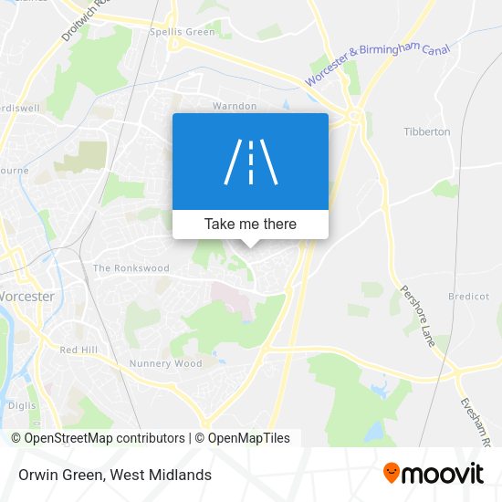 Orwin Green map
