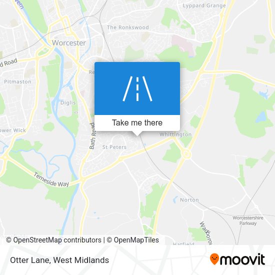 Otter Lane map