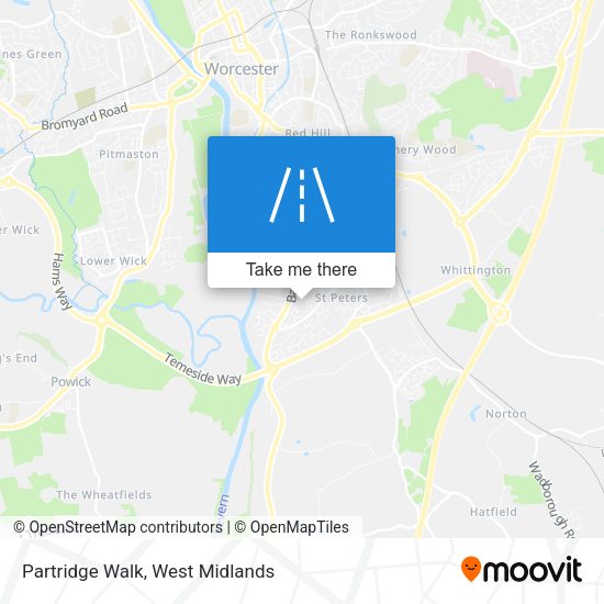 Partridge Walk map