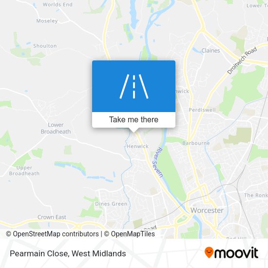 Pearmain Close map